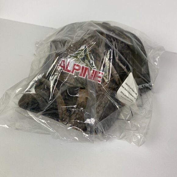 Alpine Lager Beer Camo Snapback Hat Cap Camouflage True Timber New in Bag - Picture 2 of 11